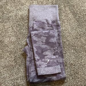 Gymshark camo seamless leggings Size small